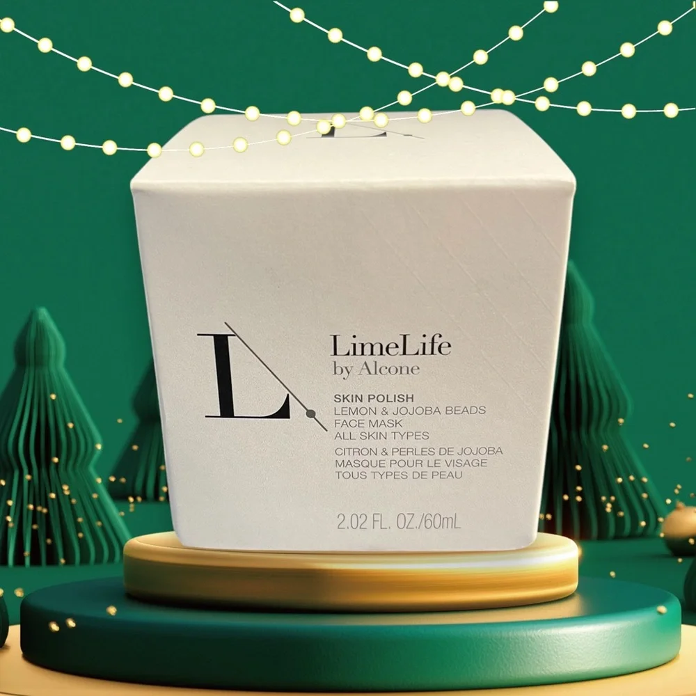 LimeLife by Alcone Skin Polish – Lemon & Jojoba Beads Face Mask (2.02 oz)